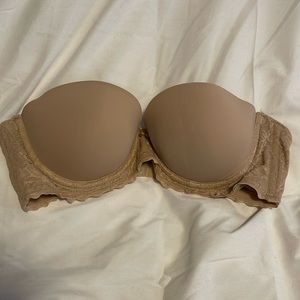 Tan Aerie Strapless Bra, 34B